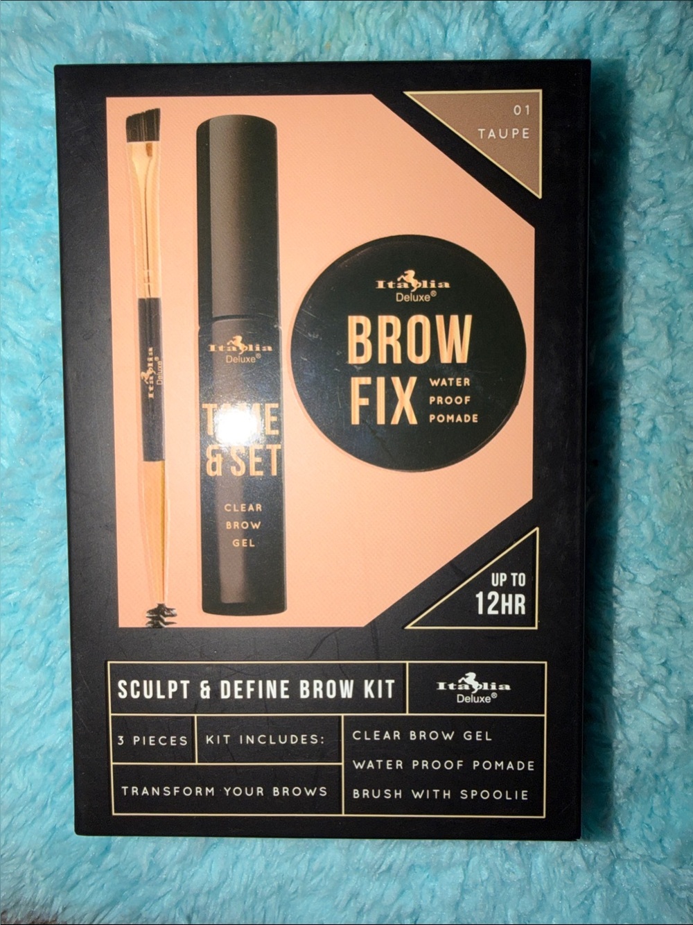 Italian Deluxe Brow Fix Sculpt & Define Brow Kit - Taupe